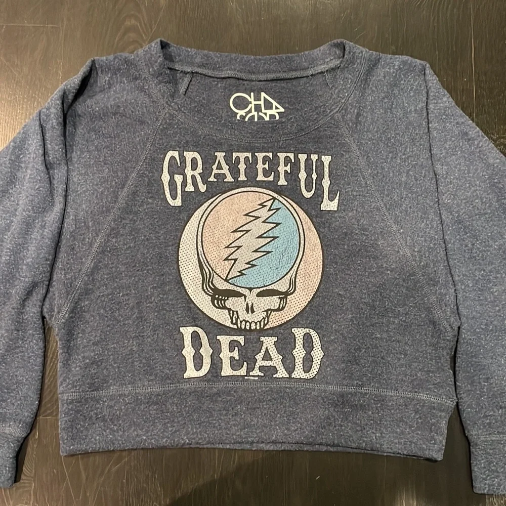 Chaser Grateful Dead cropped sweatshirt - Picture 2 of 4